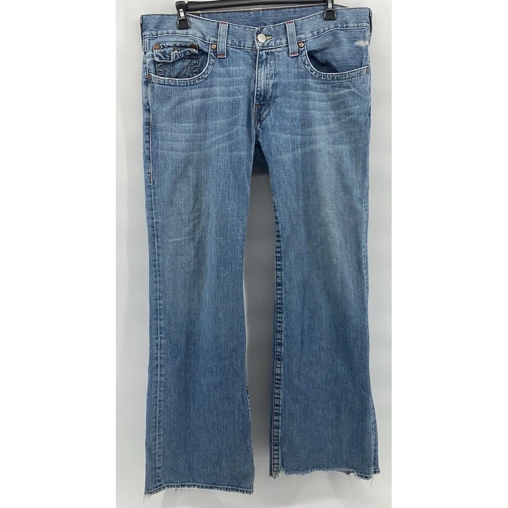 True Religion Originals Billy Flap Jeans Relaxed Men's 38 X 33
